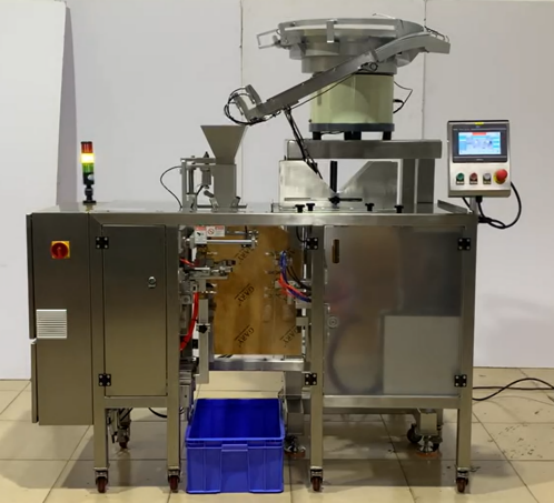 fully automatic spoon-adding packaging line System overview